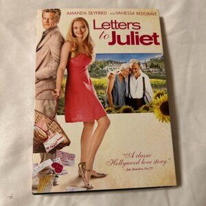 Letters to Juliet DVD Video With Vanessa Redgrave New Sealed